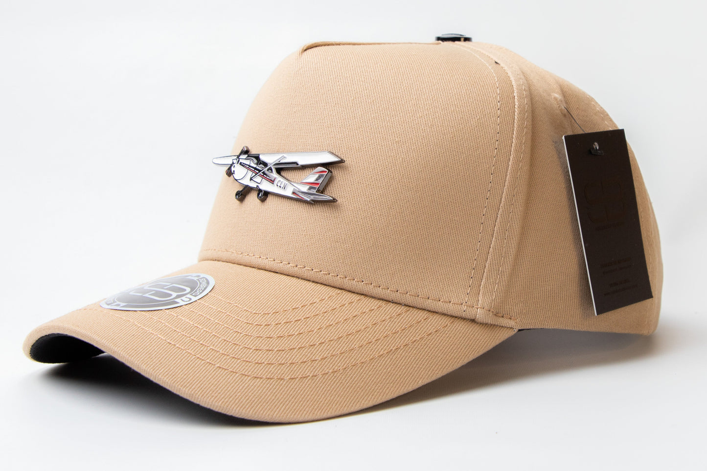 Sombrero Blanco Avioneta Beige