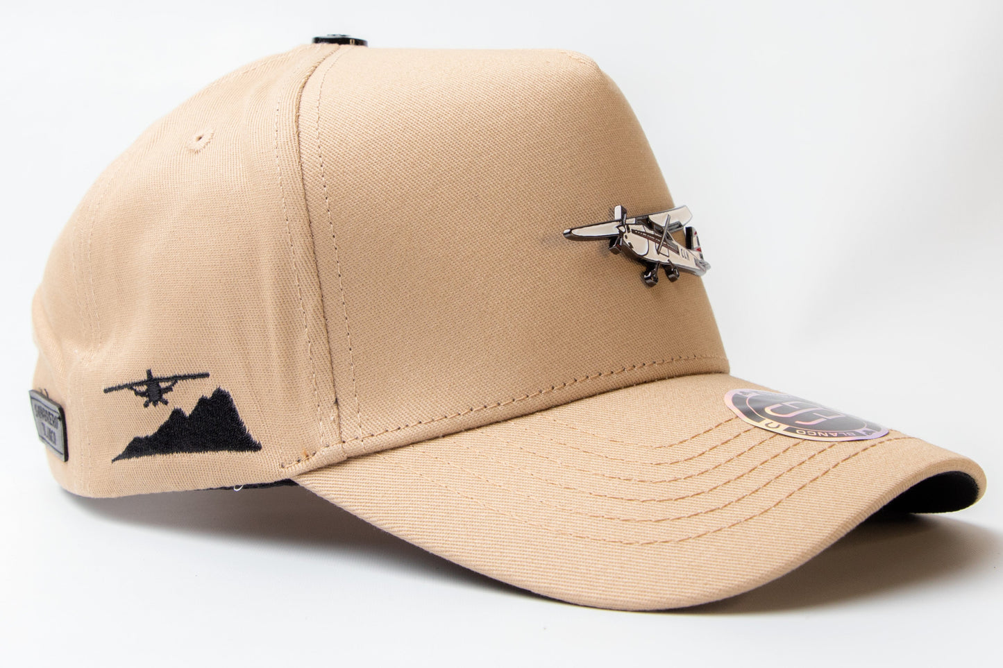 Sombrero Blanco Avioneta Beige