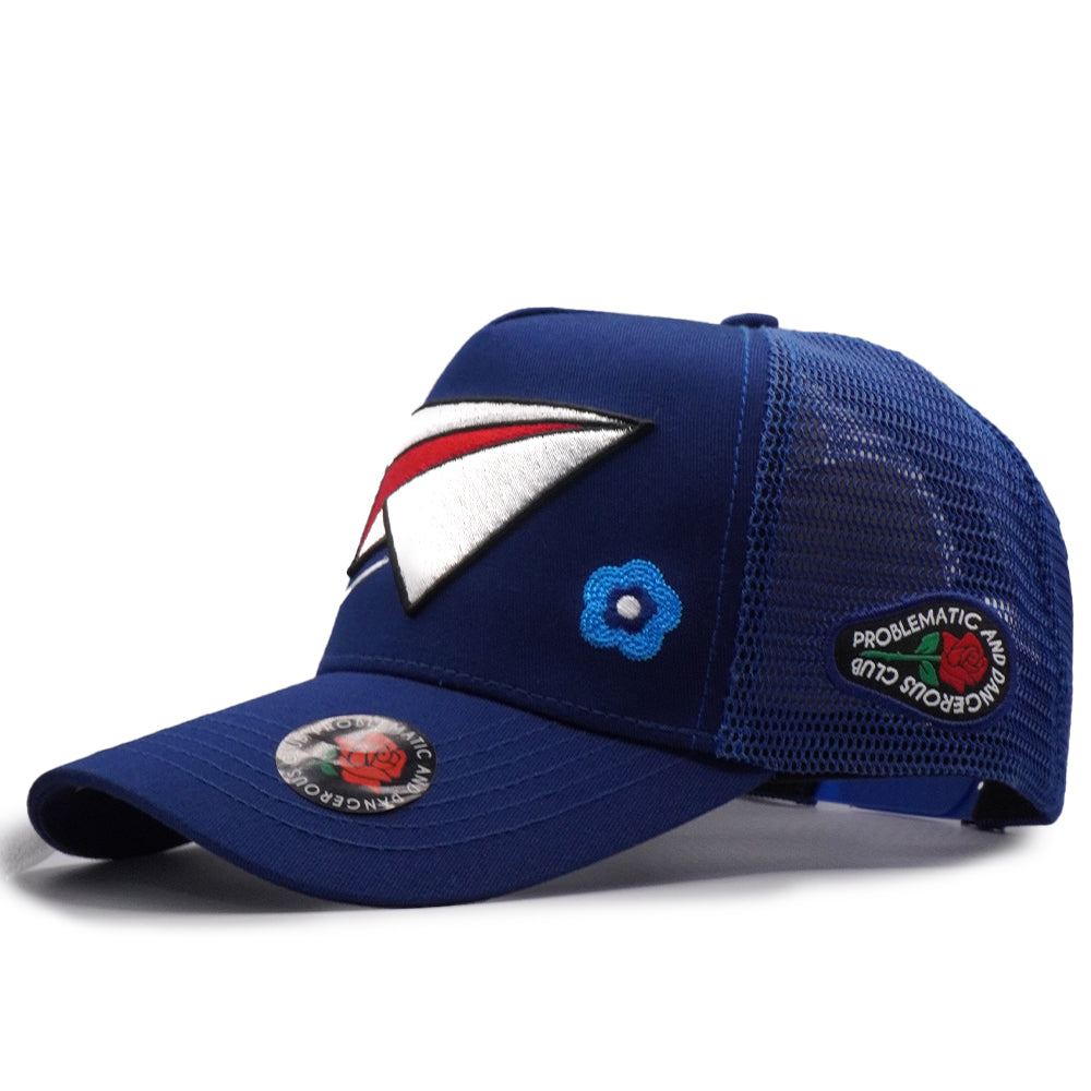 Paperplane Azul Malla