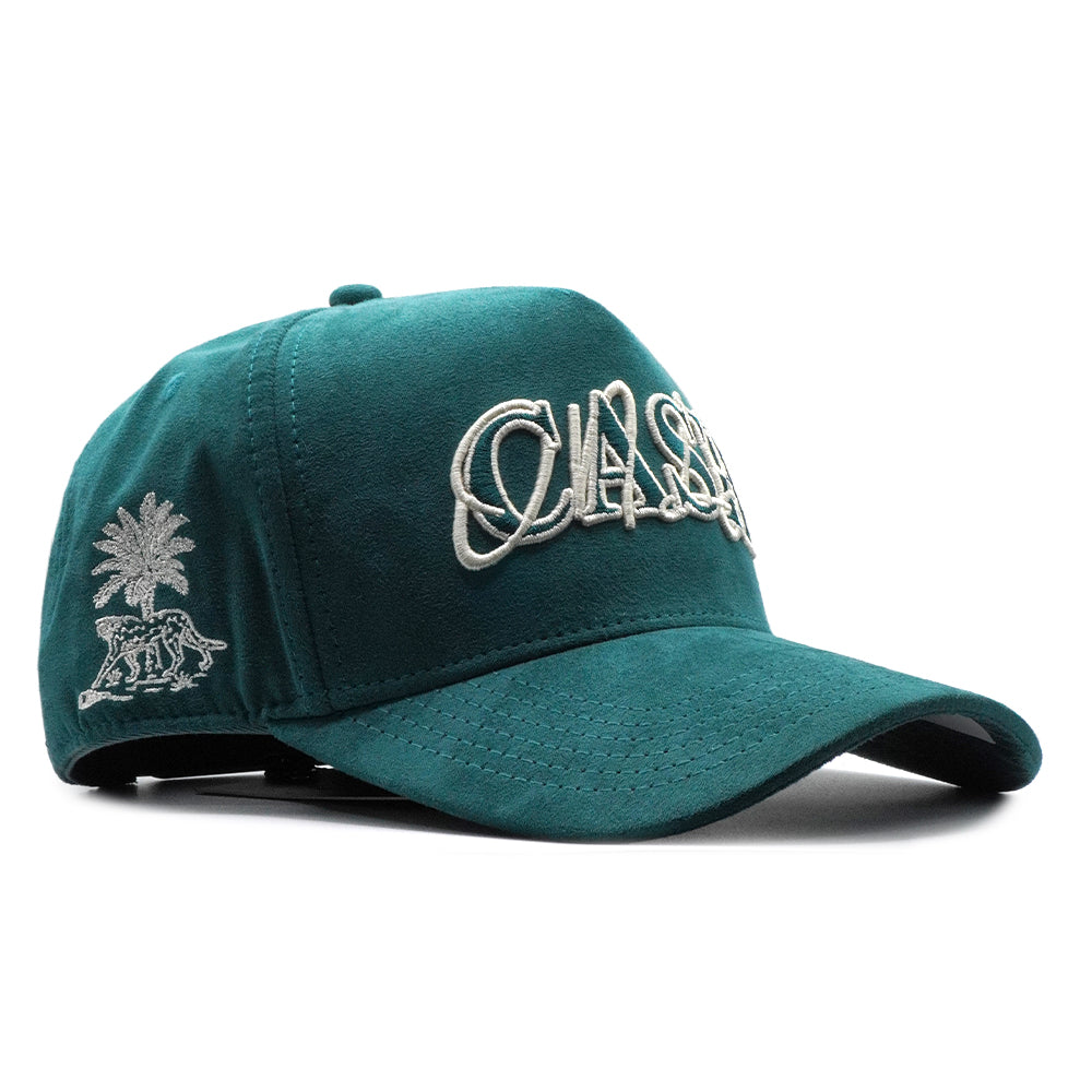 Cash Only Green Suede