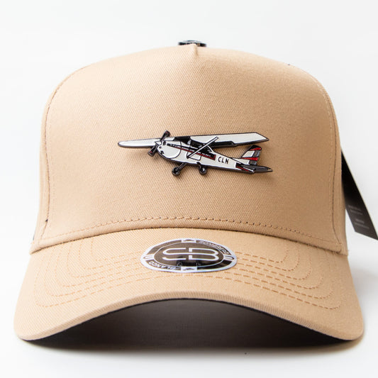 Sombrero Blanco Avioneta Beige